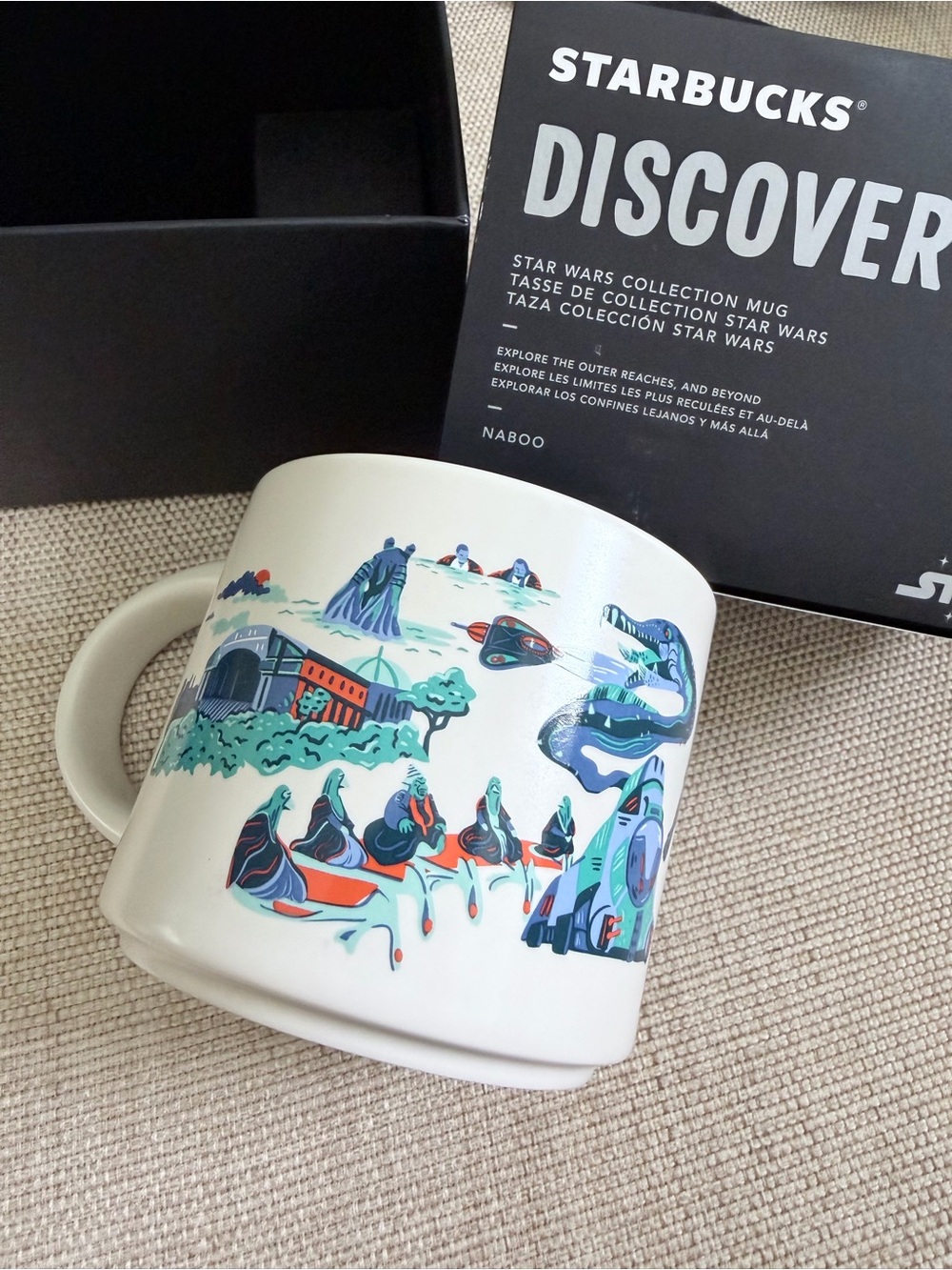 Starbucks Discovery Series Star Wars Naboo Ceramic Mug w/ Box NEW Disney